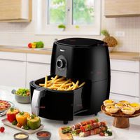 Freidora De Aire 5 Litros 1350W Potencia Air Fryer Premium