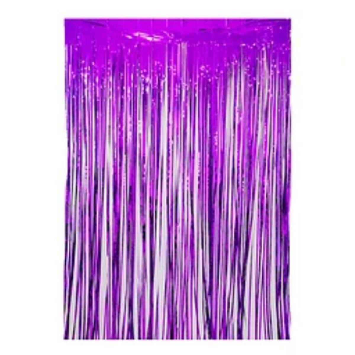 GENERICO - Cortina cotillon violeta 100x300cm