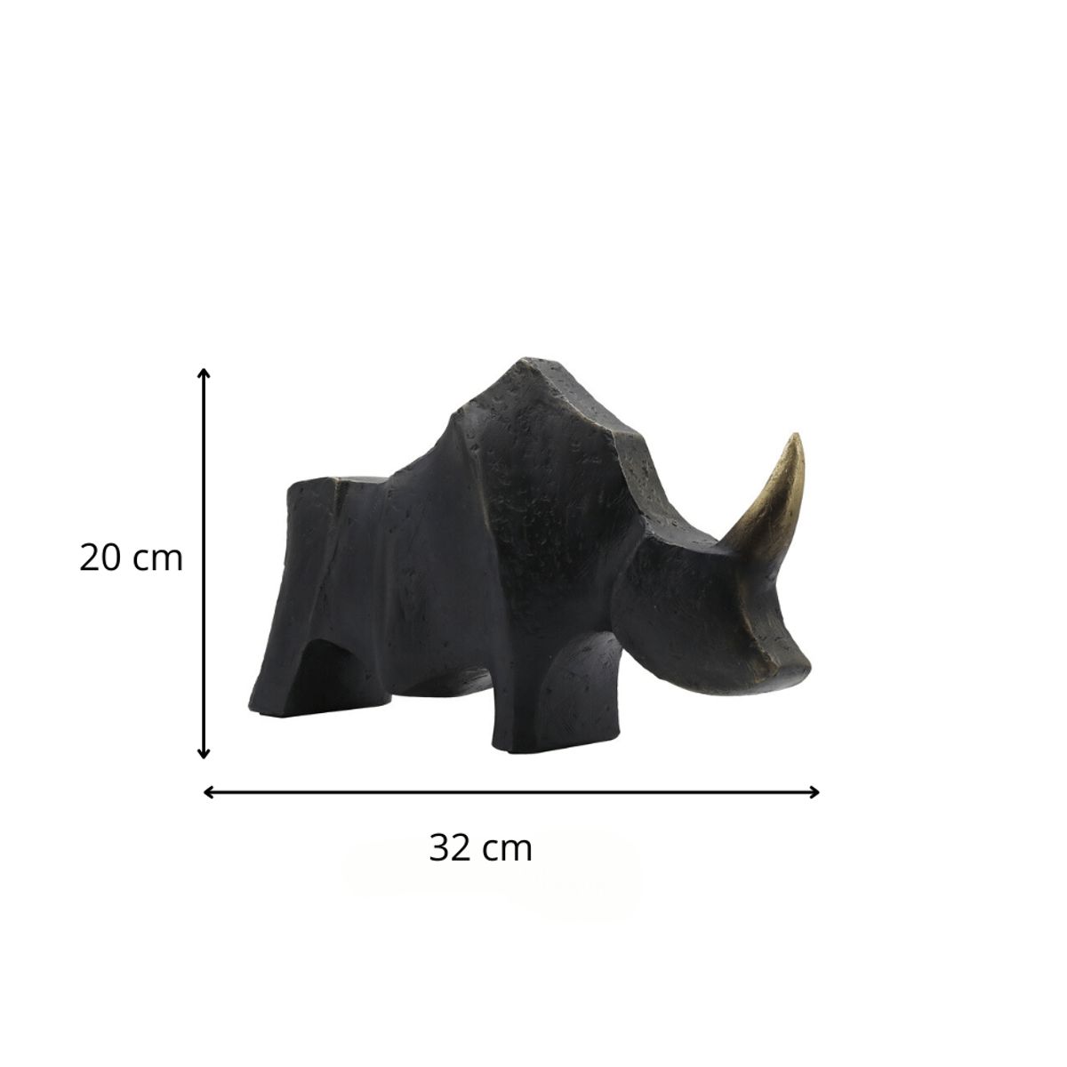 GENERICO - RINOCERONTE GRANDE DE RESINA