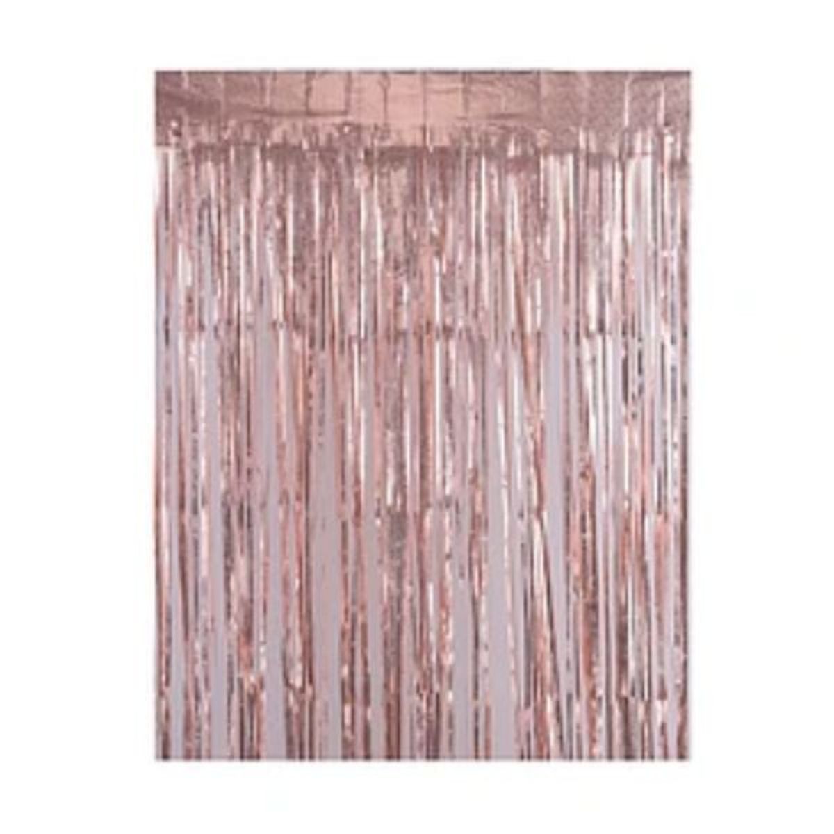 GENERICO - Cortina cotillon oro rosa 100x200cm