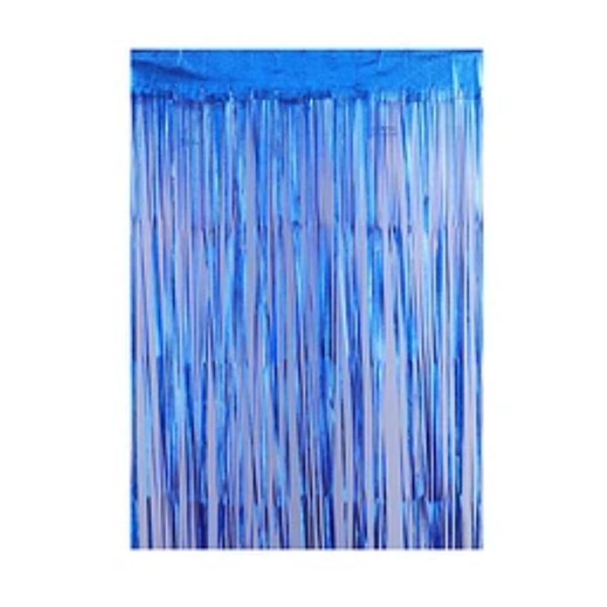 GENERICO - Cortina cotillon azul 100x200cm