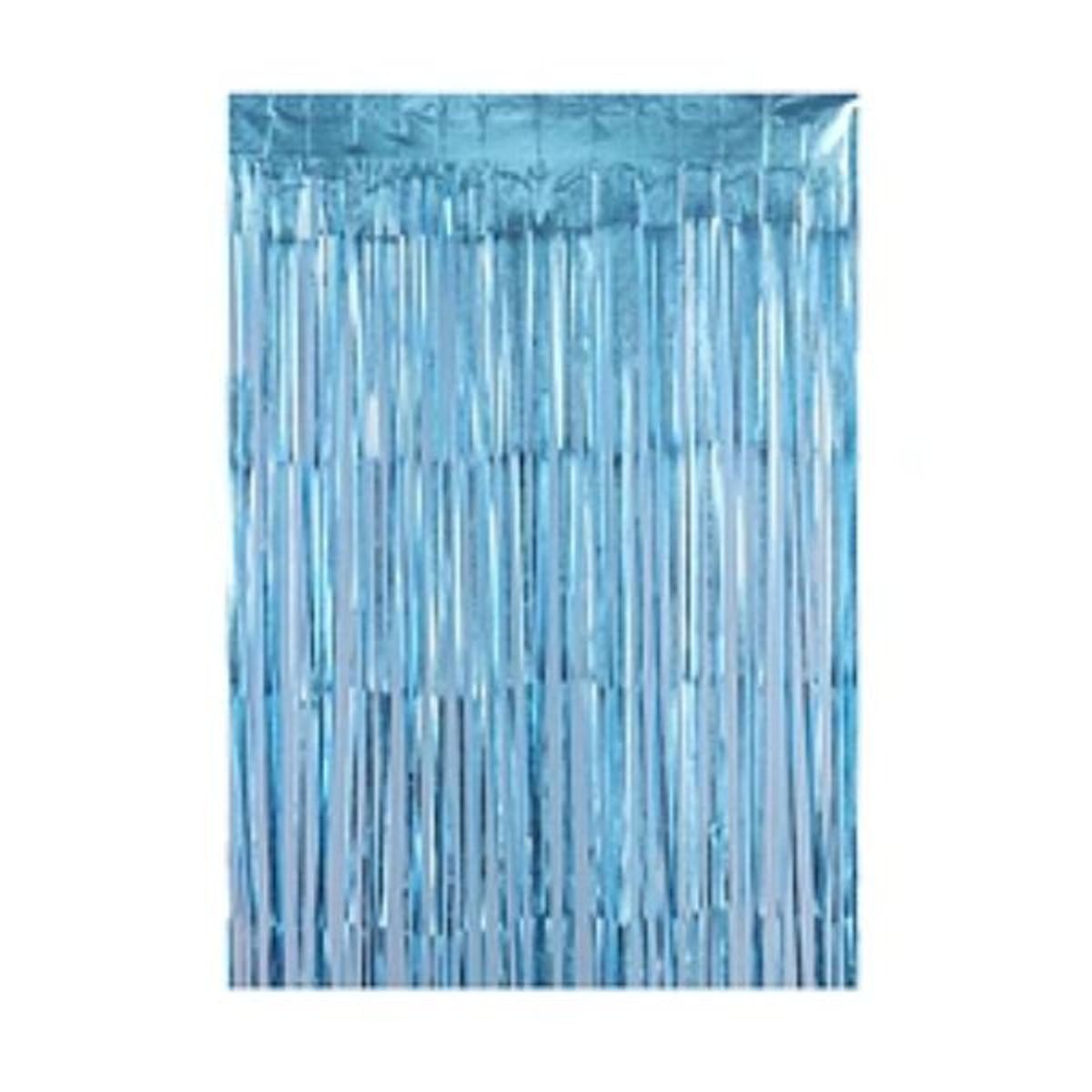 GENERICO - Cortina cotillon celeste 100x200cm