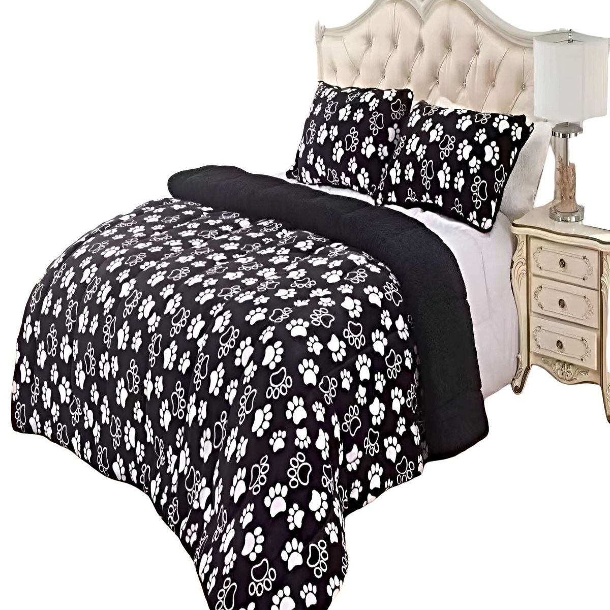 GENERICO - SET COBERTOR DE INVIERNO PLUSH 2 PLAZAS 230X250CM P7