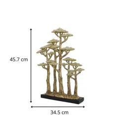 GENERICO - ARAUCARIAS DORADAS DE RESINA