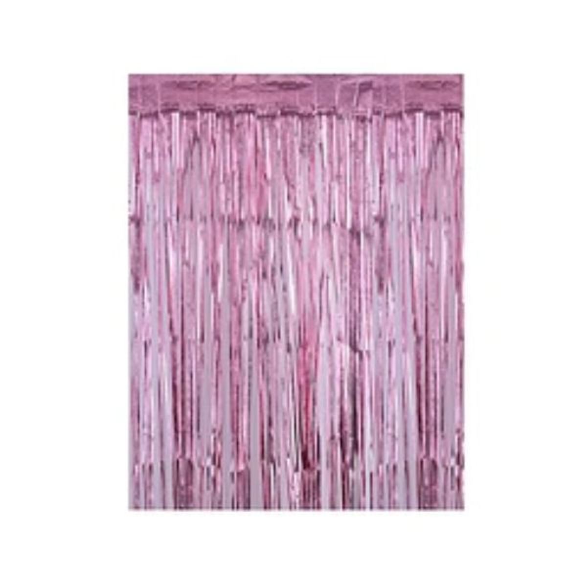 GENERICO - Cortina cotillon rosa 100x200cm