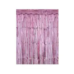 GENERICO - Cortina cotillon rosa 100x200cm