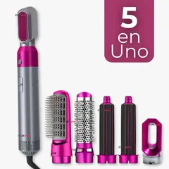 LINE - Cepillo Alisador Secador De Cabello 5 En 1 Multifuncional Estilizador Y Voluminizador