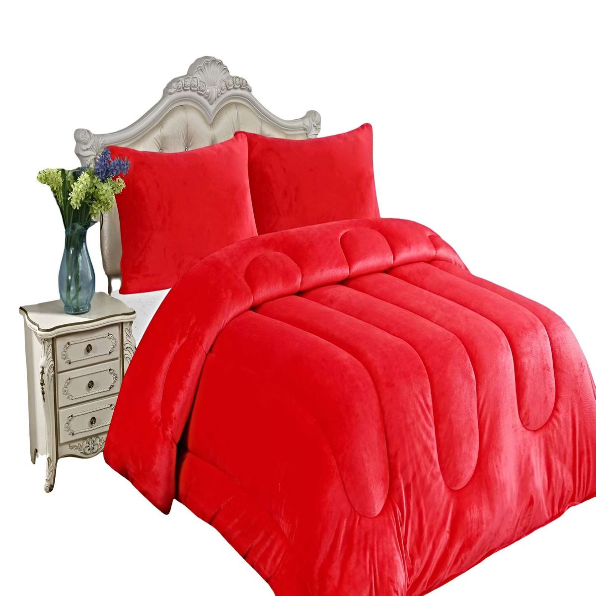 GENERICO - PACK COBERTOR DE INVIERNO PLUSH 2 PLAZAS 230X250CM P13