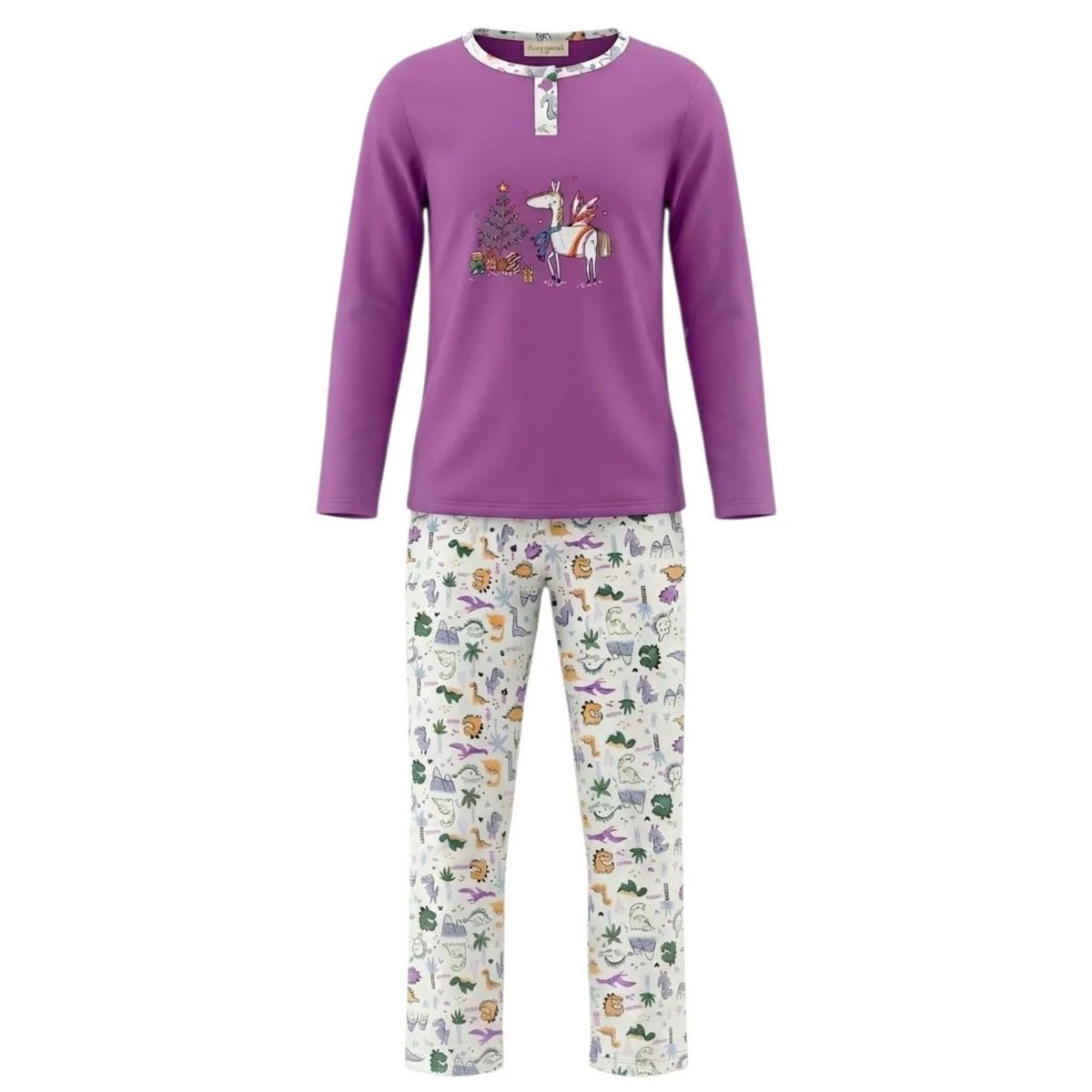 LOOK SHOP - Pijama Niña Verano. Manga Larga. Diseños. Talla 6 A 14 404