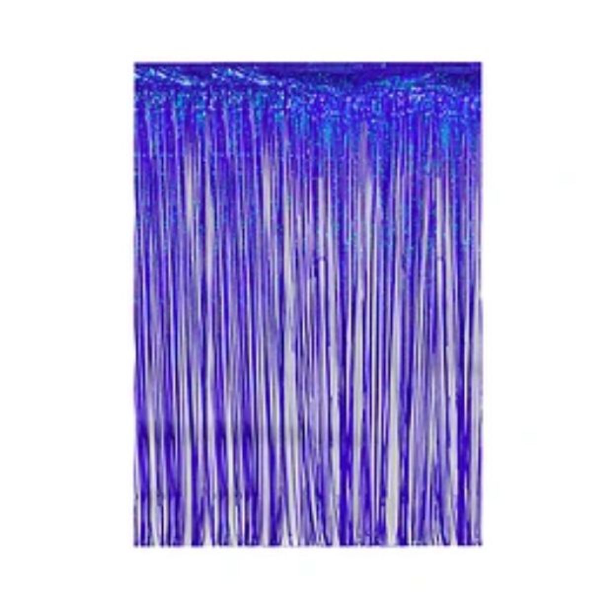 GENERICO - Cortina metalica Azul 100x300cm