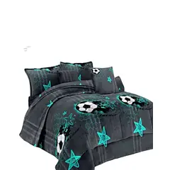 GENERICO - JUEGO COBERTOR DE INVIERNO PLUSH 1.5 PLAZA 180X200CM P01
