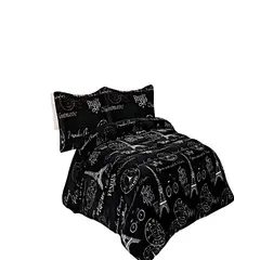 GENERICO - JUEGO COBERTOR DE INVIERNO PLUSH 1.5 PLAZA 180X200CM P03