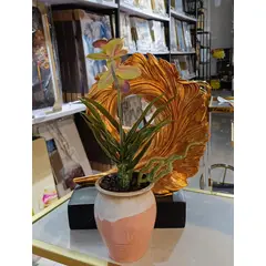 GENERICO - MACETEROS DECORATIVAS CON PLANTAS SINTETICAS ESTILO EUROPEO