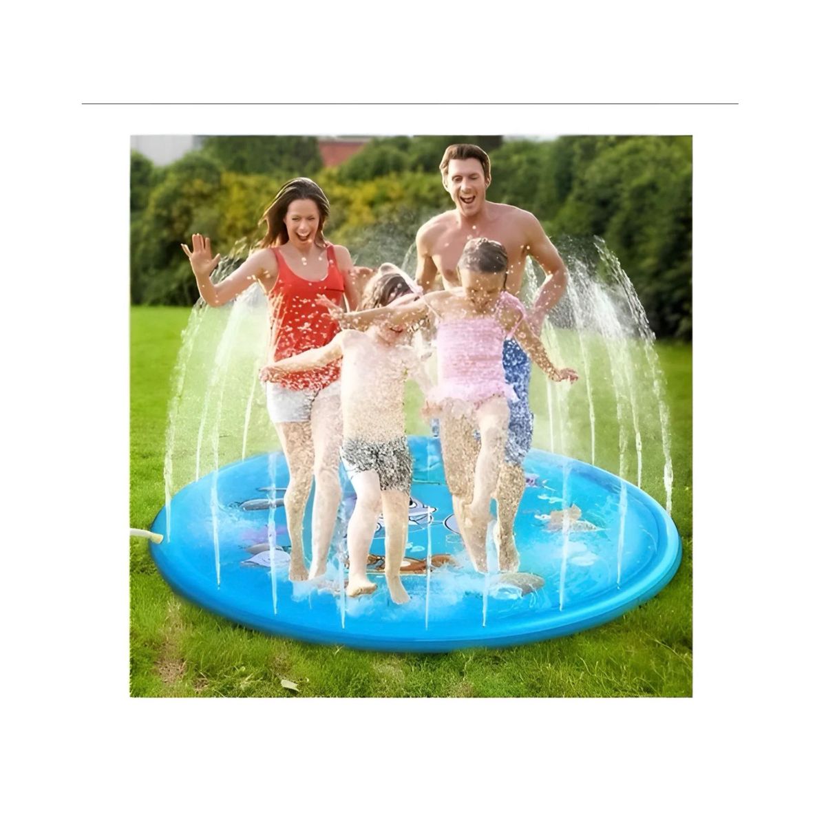GENERICO - Cojín Agua Inflable lanza agua chorrito