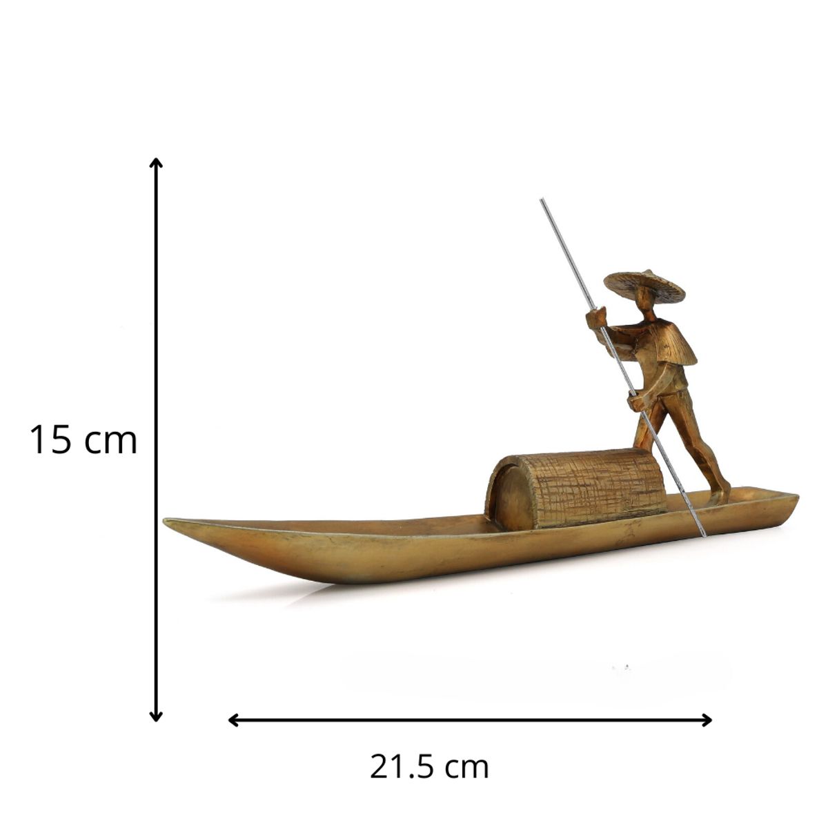 GENERICO - PESCADOR BALI SENTADO DE RESINA