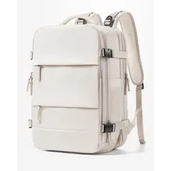 GENERICO - Maleta Mochila De Viaje Avión Aprobado Gran Capacidad Diseño De La Tela Lisa