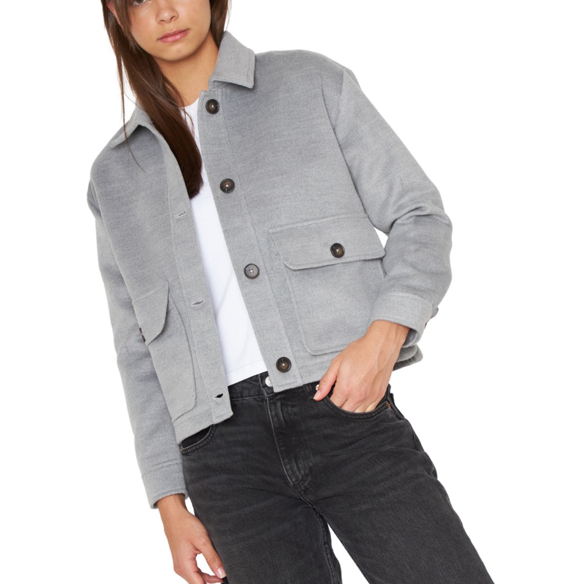 JACINTA TIENDA - Chaqueta Joe gris Jacinta Tienda