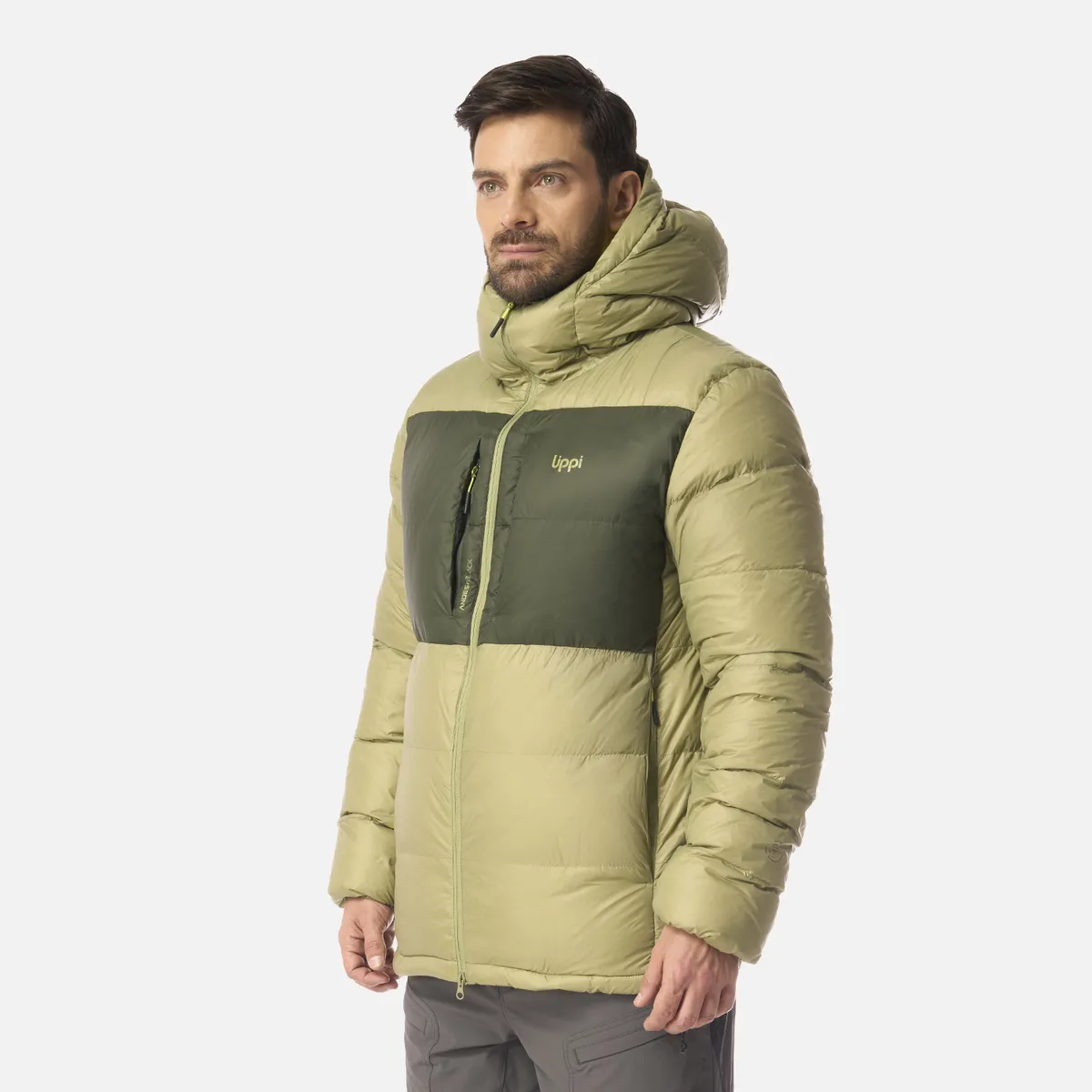 LIPPI - Chaqueta Hombre Reichert Down Hoody Jacket Verde Lippi