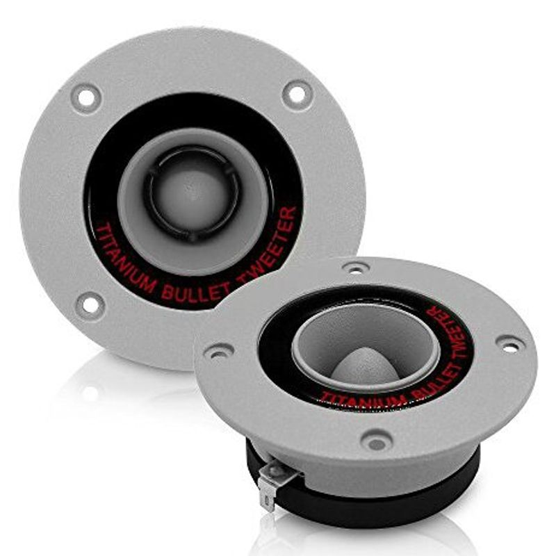 PYRAMID - Altavoz para automóvil TW18 Blanco 3.25