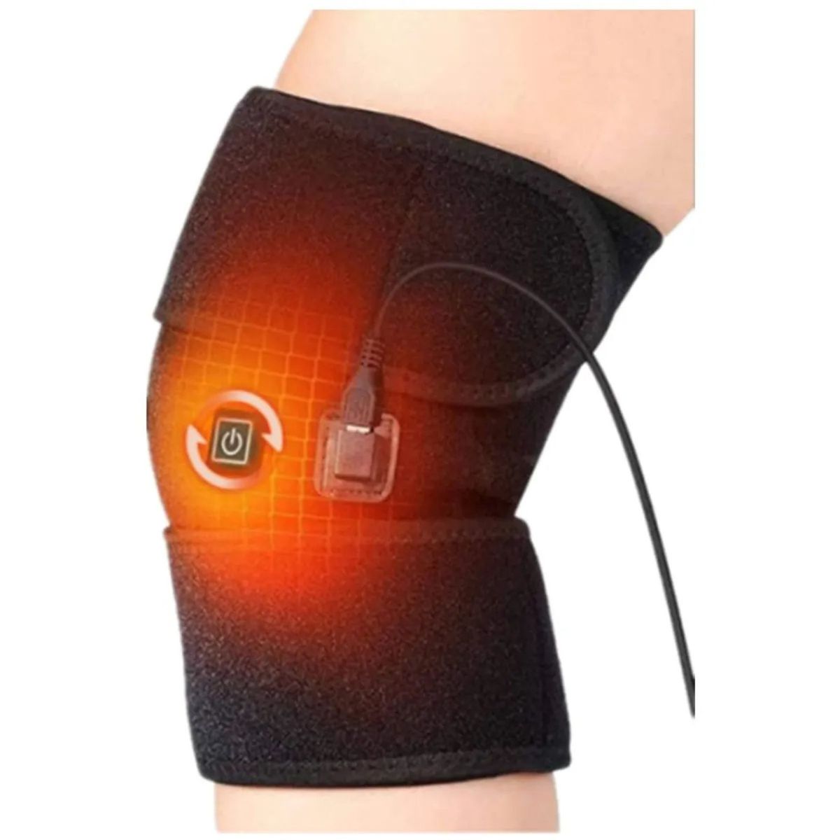 MOVI - Rodillera Térmica Eléctrica con 3 Niveles de Calor para Alivio del Dolor Articular