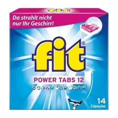 GENERICO - Lavavajillas Cápsulas Fit 14 Un Detergente Lavaplatos