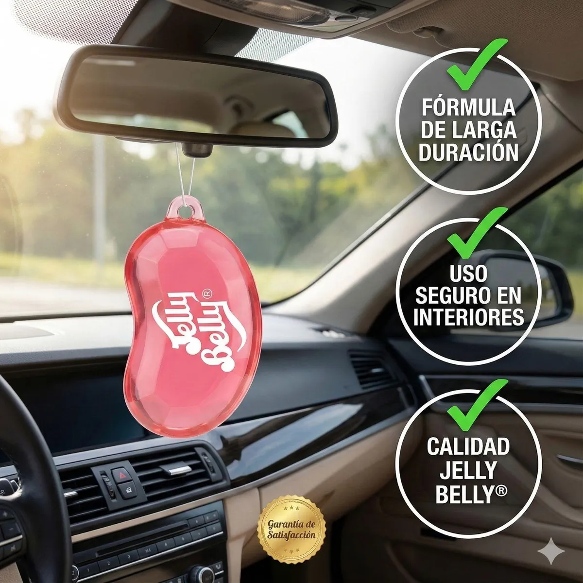 JELLY BELLY - Aromatizante Auto Jelly Belly 3D Tutti Frutti Colgante