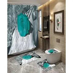 GENERICO - SET DE BAÑO COMPLETO 4 PIEZAS