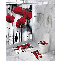 GENERICO - SET DE BAÑO COMPLETO 4 PIEZAS