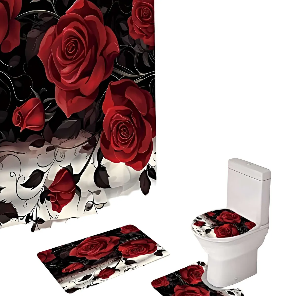 GENERICO - SET DE 4 PIEZAS PARA EL BAÑO