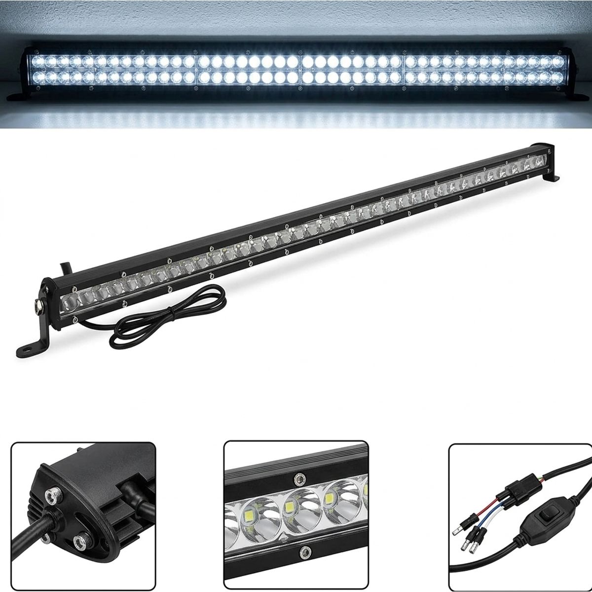 GENERICO - Focos o Barra de luz LED neblinera de 108W