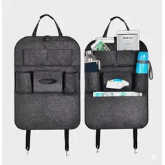 GENERICO - Organizador de fieltro para el asiento trasero del coche