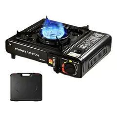 MOVI - COCINILLA CAMPING, CON MALETA PARA GAS Y GAS BUTANO