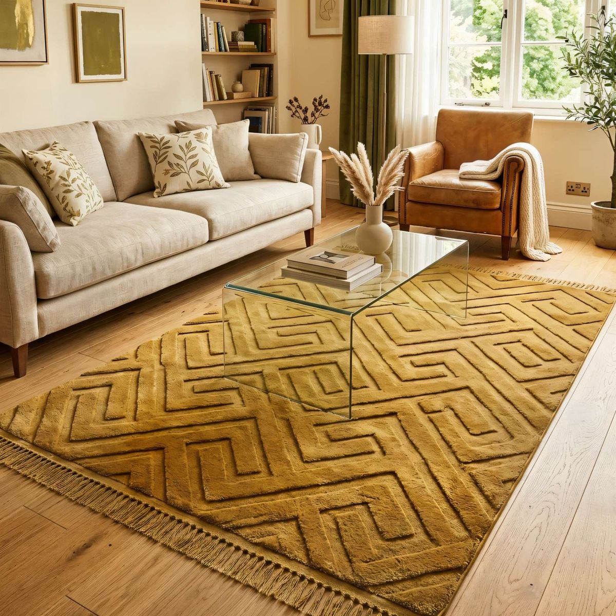 GENERICO - ALFOMBRA  180 X 200 DECORATIVA