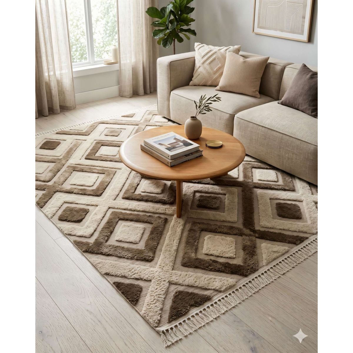 GENERICO - ALFOMBRA  150 X 200 DECORATIVA