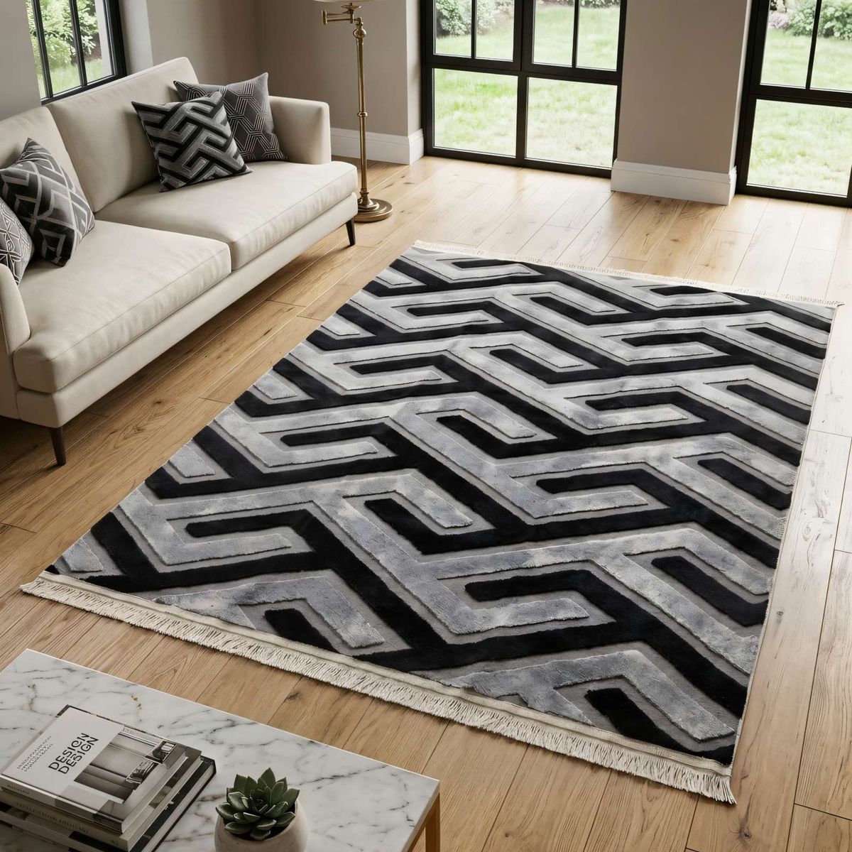 GENERICO - ALFOMBRA  150 X 200 DECORATIVA