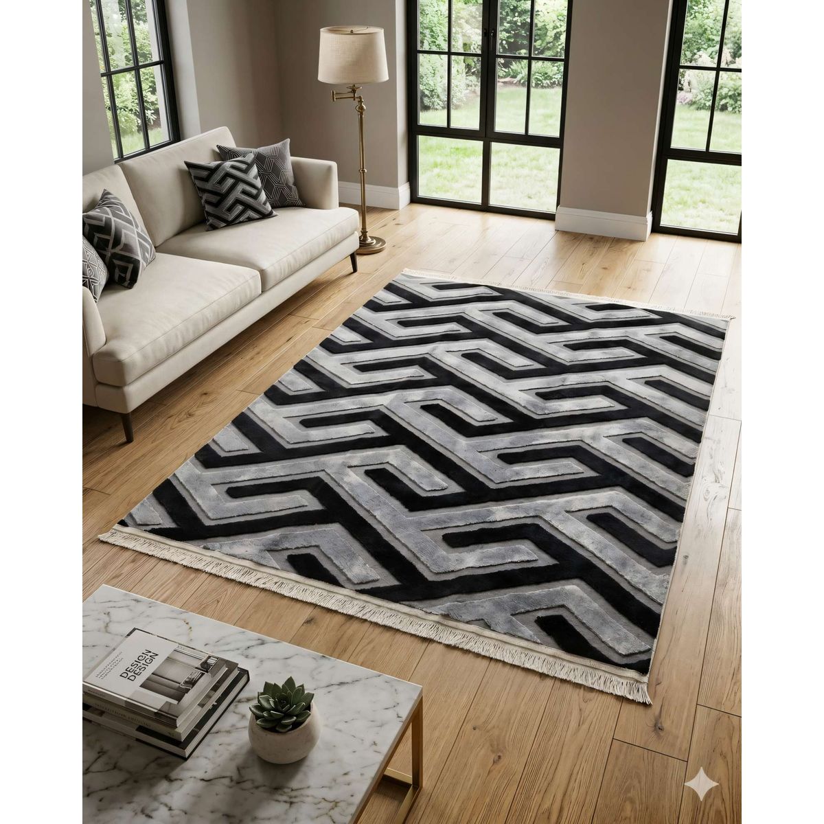 GENERICO - ALFOMBRA  150 X 200 DECORATIVA