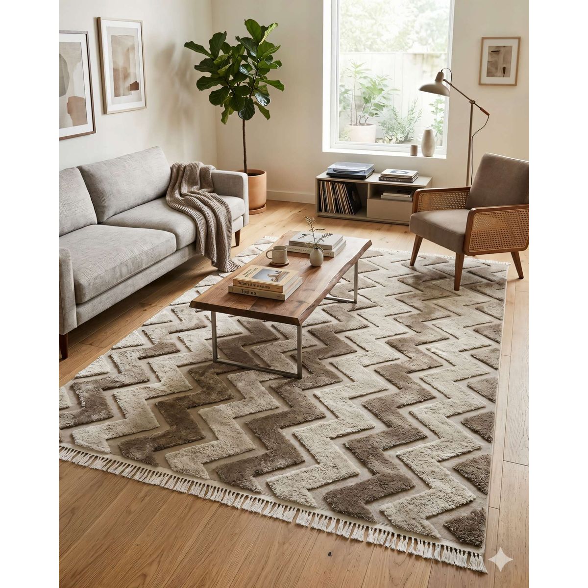 GENERICO - ALFOMBRA  150 X 200 DECORATIVA