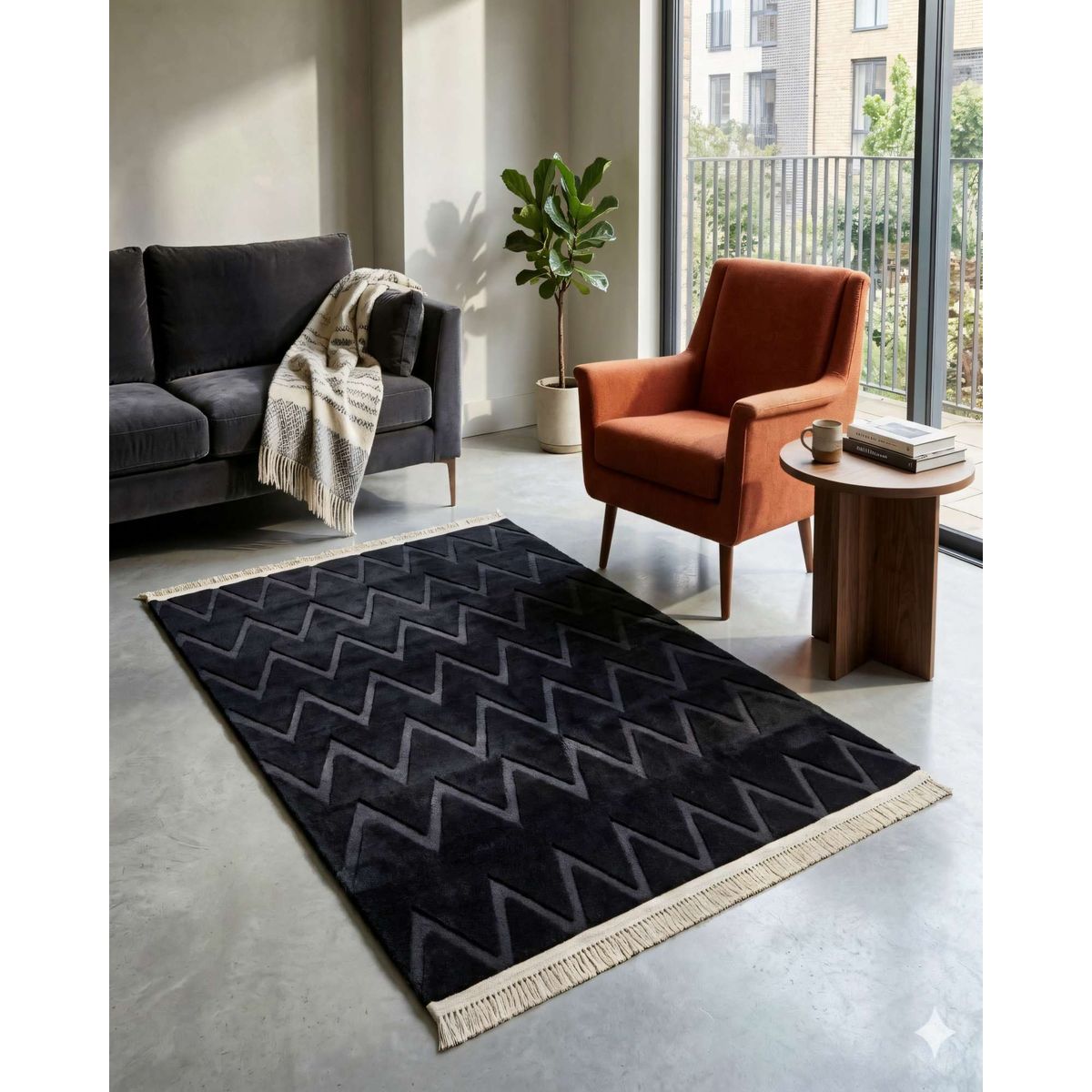 GENERICO - ALFOMBRA  200 X 240 DECORATIVA