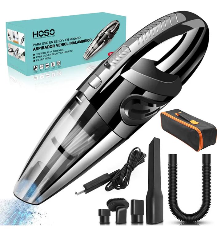 MOVI Aspiradora Inalámbrica para Auto y Hogar con Accesorios Aspiradora Portátil Recargable
