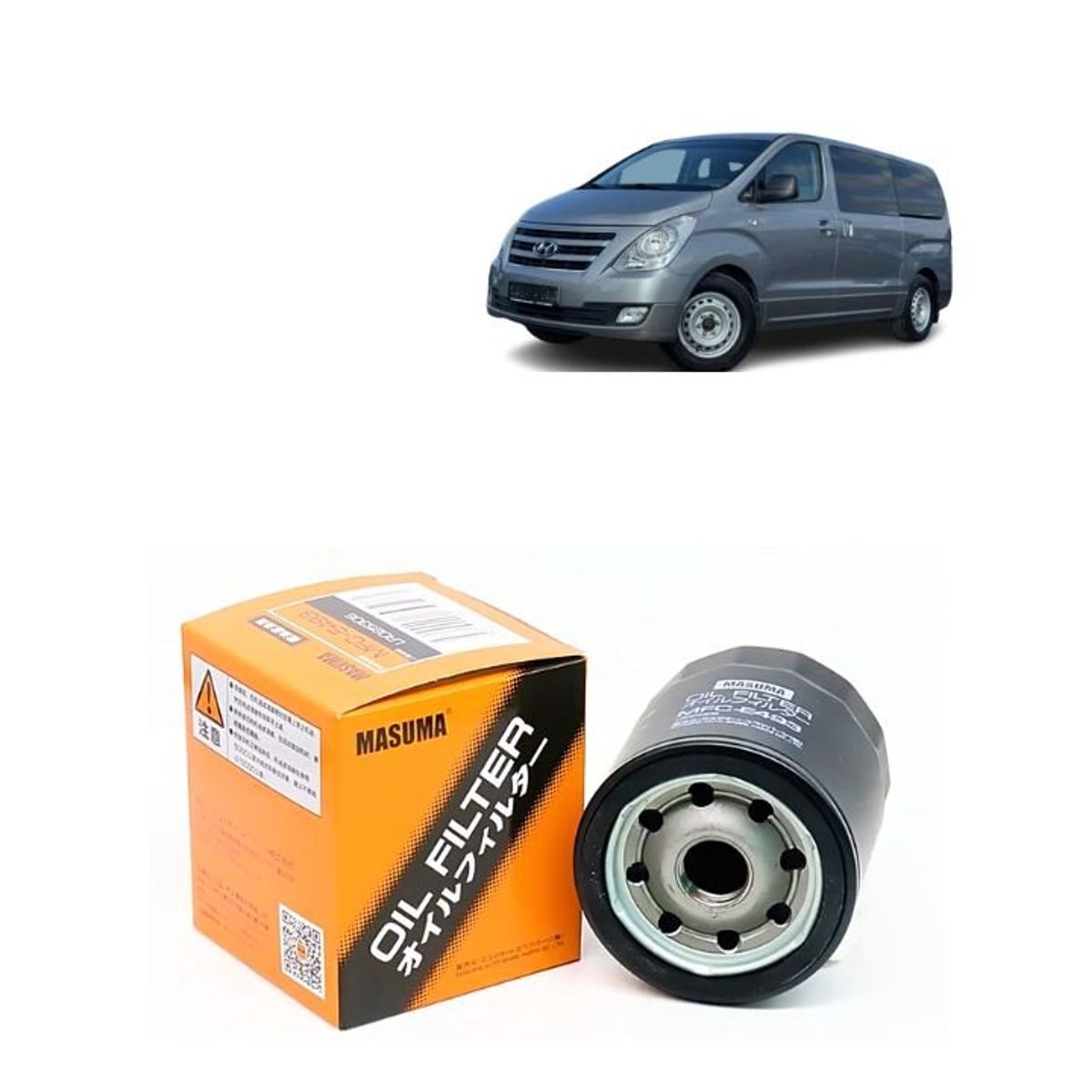 GENERICO - Filtro de Aceite Masuma Para  Hyundai H-1  Starex MFC-1317