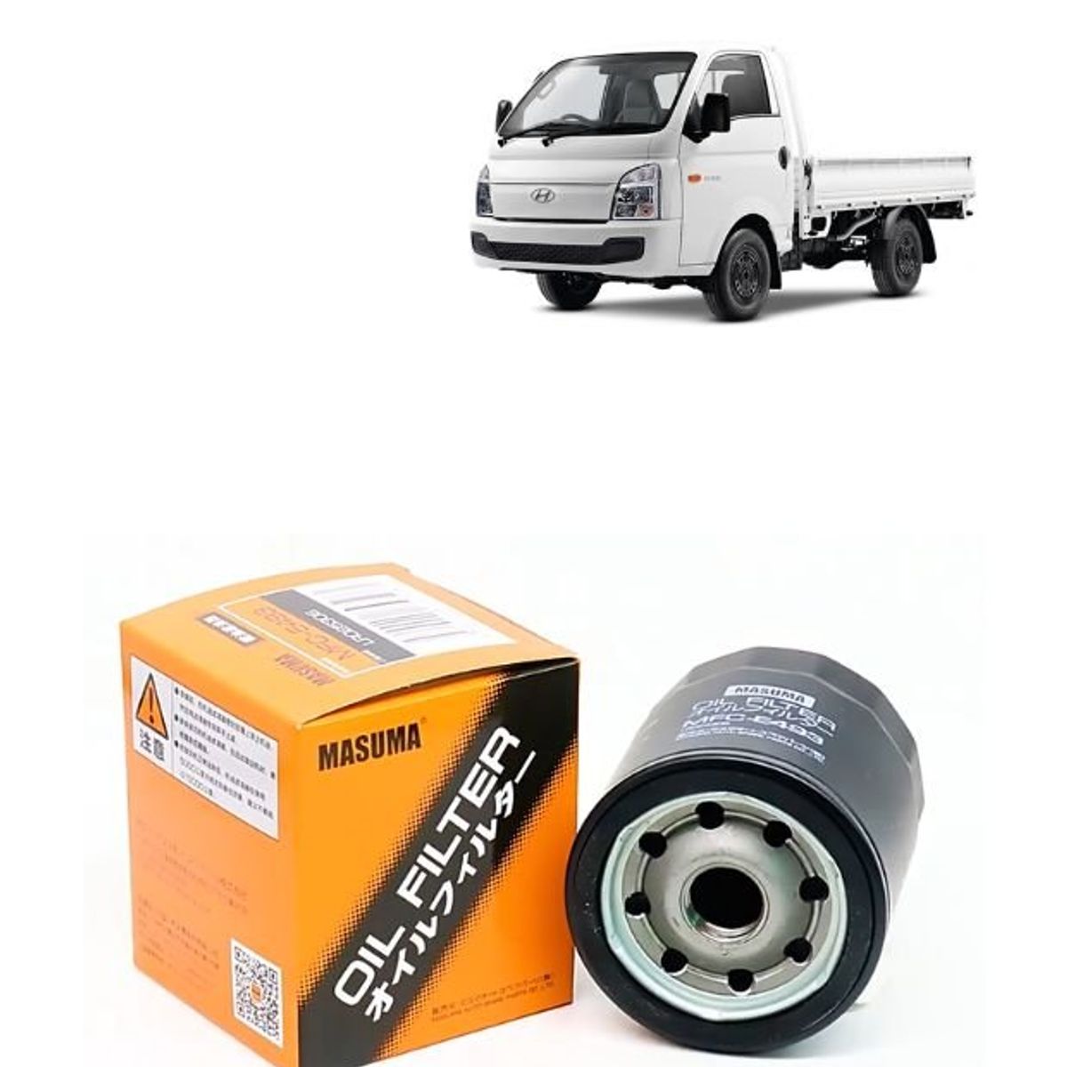 GENERICO - Filtro de Aceite Masuma Para Hyundai H-100 MFC-1317