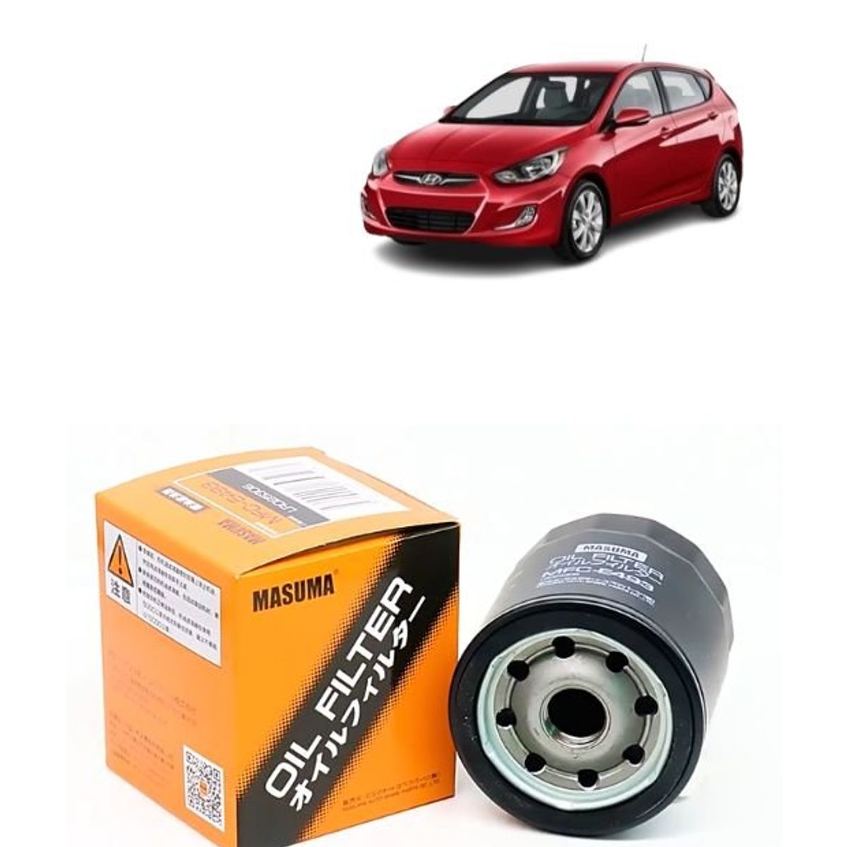 GENERICO - Filtro de Aceite Masuma Para Hyundai Accent MFC-1317