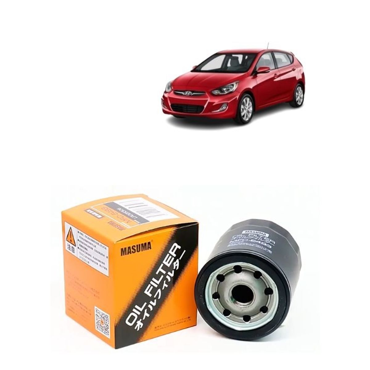 GENERICO - Filtro de Aceite Masuma Para Hyundai Accent MFC-1317