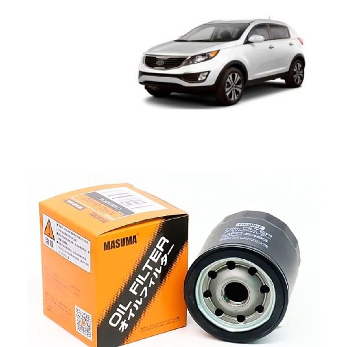 GENERICO - Filtro de Aceite Masuma Para Kia Sportage gen 2 MFC-1317