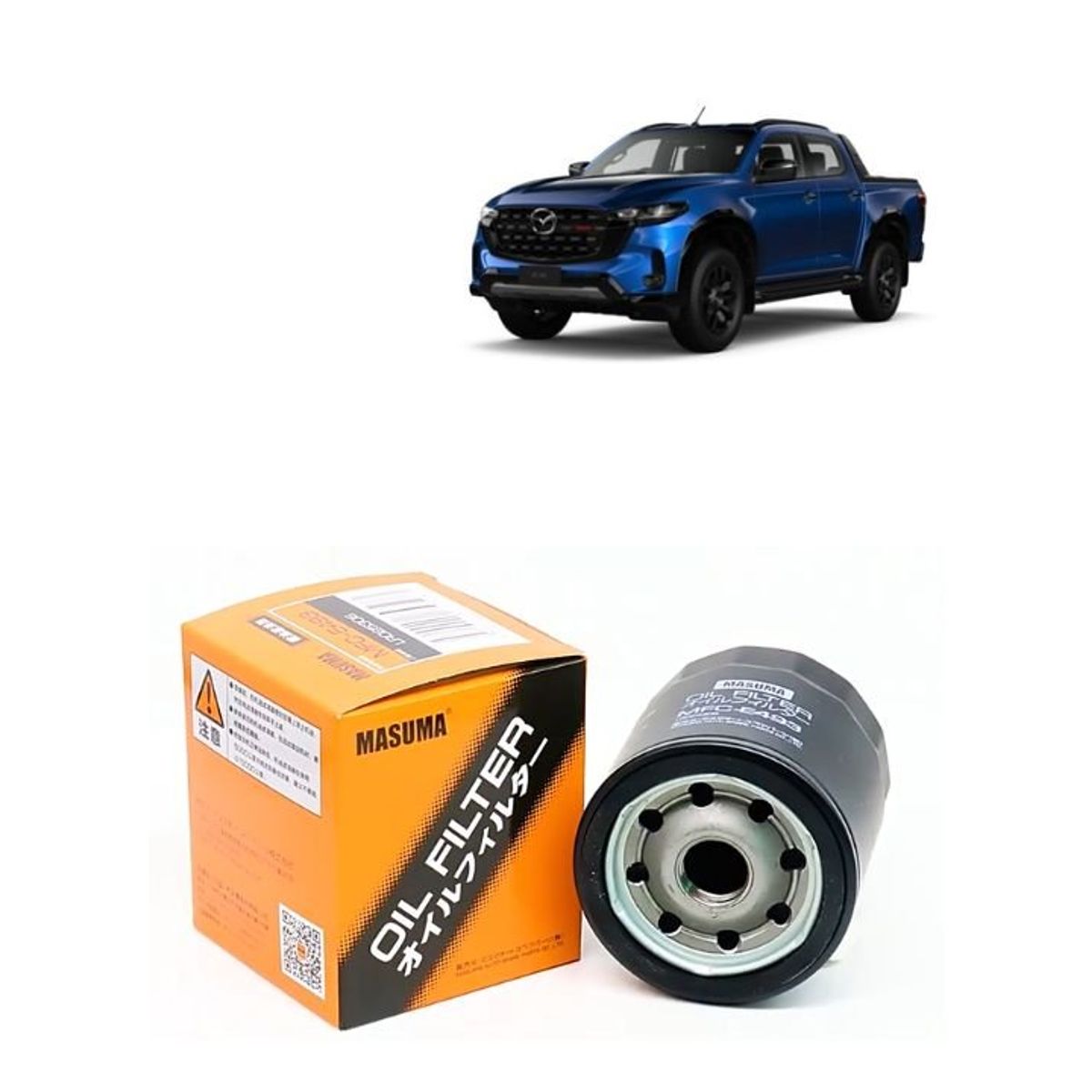 GENERICO - Filtro de Aceite Masuma Para Mazda BT-50 MFC-1317