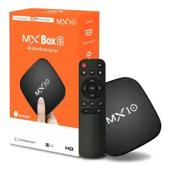 MOVI - TV Box MX10 5G con Magic TV Incluido Smart TV Android 4K Streaming