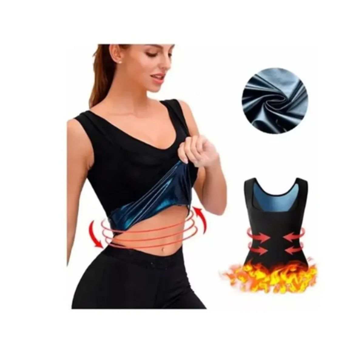 MOVI - Faja Reductora Térmica Para Mujer-  4 en 1