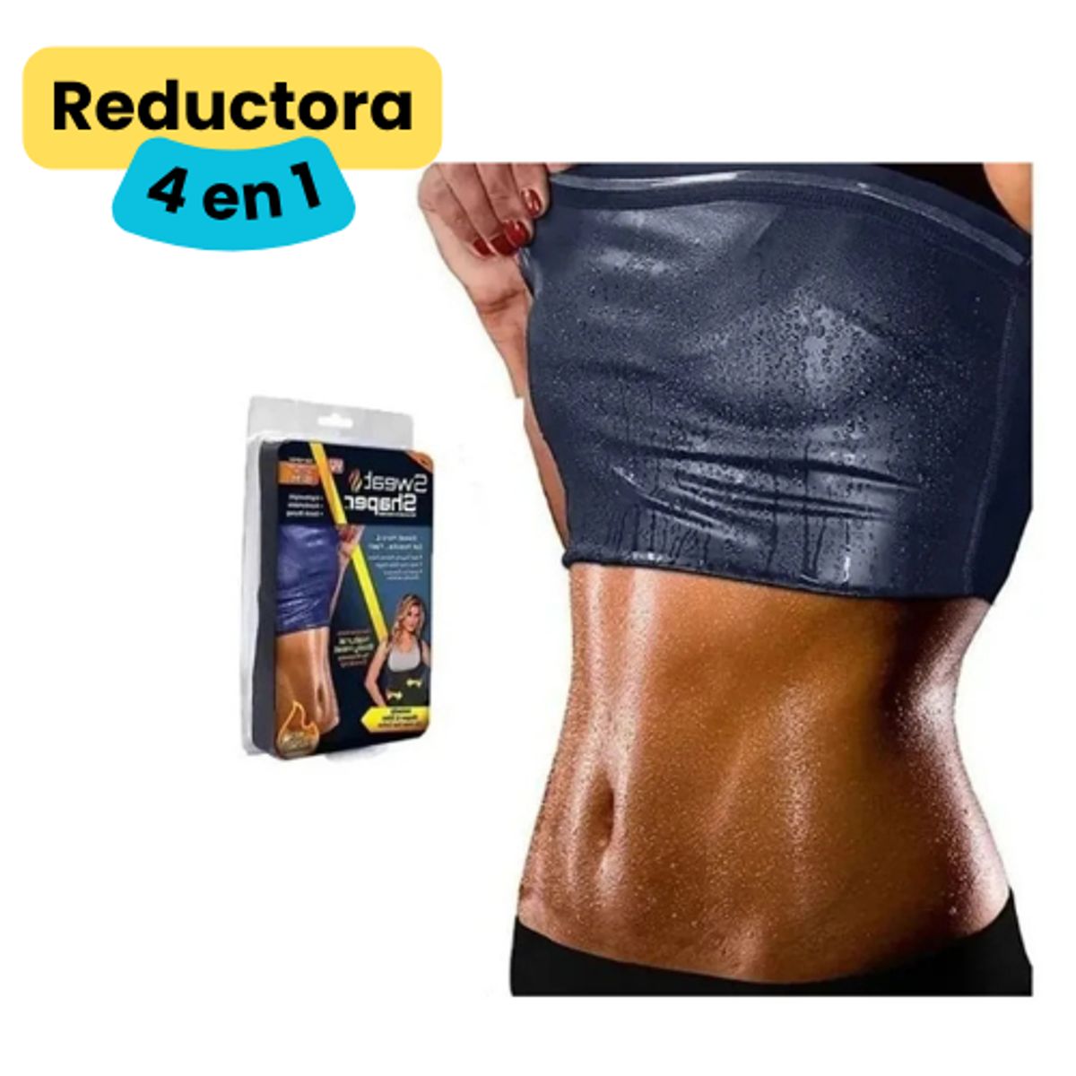 MOVI - Faja Reductora Térmica Para Mujer-  4 en 1