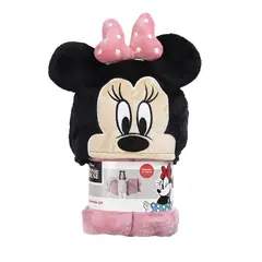 MASHINI - MANTA CAPUCHA INFANTIL 3D 75X180CM MINNIE