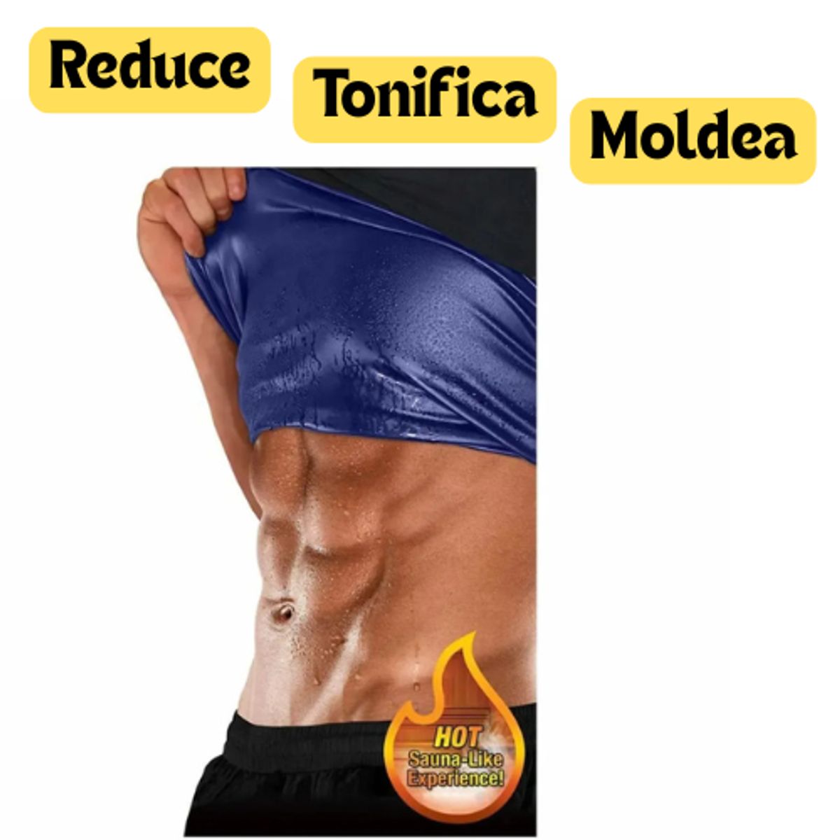 MOVI - Faja Reductora  Para Hombre Térmica - Reduce, Tonifica, Moldea